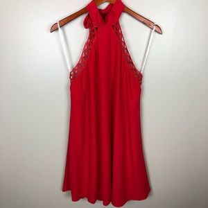 Lulu Red Slip Style Dress